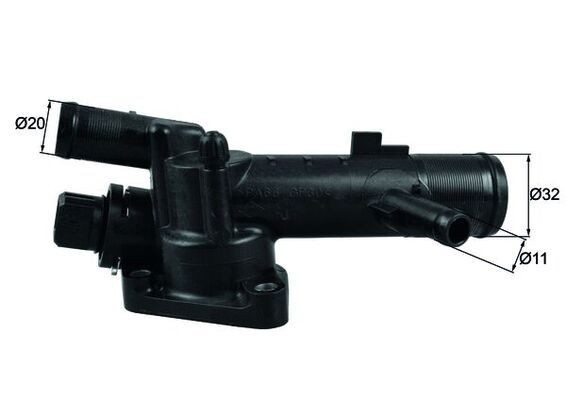 MAHLE Termostat, kølemiddel TI 215 83 Motor termostat MAHLE SOLENZA TI 215 83 billig