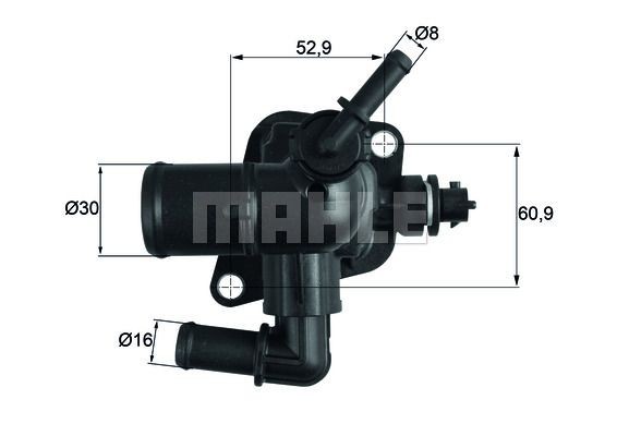 BEHR THERMOT-TRONIK Termostato motore TI 251 88D TI 251 88D costo Termostato refrigerante LANCIA THESIS BEHR THERMOT-TRONIK