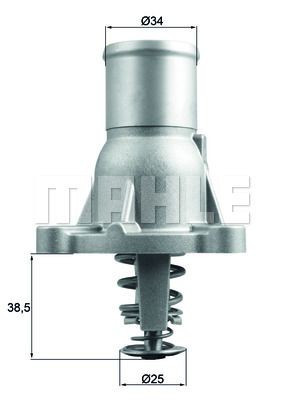 BEHR THERMOT-TRONIK Termostat, kølemiddel TI 260 92 Motor termostat BEHR THERMOT-TRONIK Vauxhall CROSSLAND X TI 260 92