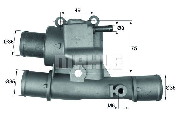 BEHR THERMOT-TRONIK Termostat, kølemiddel TI 6 80 Motor termostat BEHR THERMOT-TRONIK AVENSIS TI 6 80 billig