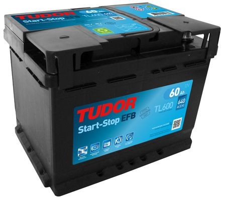 TUDOR Startbatteri TL600 TUDOR TL600 Bilbatteri Renault MASTER originale