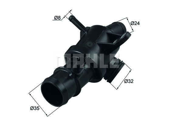 BEHR THERMOT-TRONIK Termostat, kjølemiddel TM 40 92 Termostat BEHR THERMOT-TRONIK Mercedes-Benz GLA TM 40 92
