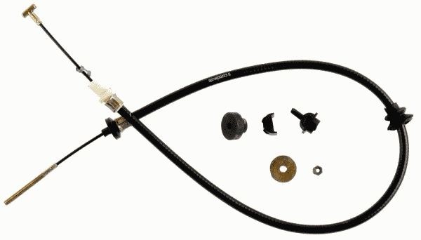 SACHS Clutchkabel 3074 600 223 SACHS 3074600223 Koblingskabel Hyundai i10 originale