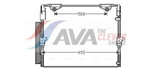 Condensatore climatizzatore AVA COOLING SYSTEMS TO5560D 351344151 AVA COOLING SYSTEMS TO5560D Condensatore aria condizionata Toyota LAND CRUISER 2016