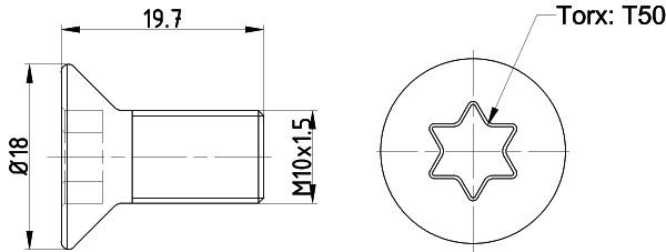 MINTEX Βίδα, δισκόπλακα TPM0016 TPM0016 Βίδα, δισκόπλακα HONDA JAZZ MINTEX