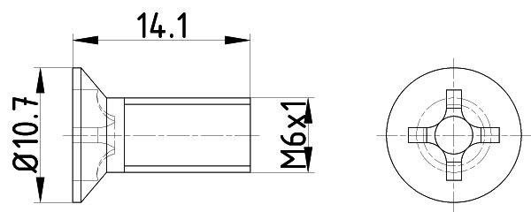 MINTEX Skrue, bremseskive TPM0018 Skrue, bremseskive MINTEX DACIA TPM0018