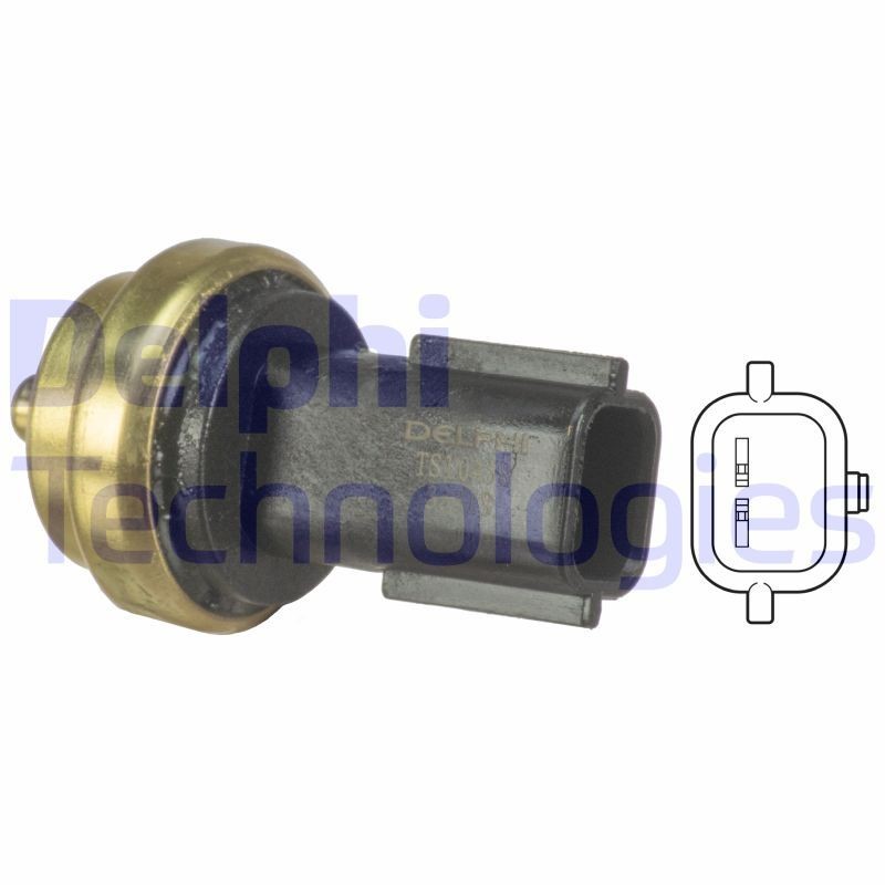 Sensore, Temperatura refrigerante DELPHI TS10458 DELPHI TS10458 costo Sensore di temperatura Mercedes CITAN 2020