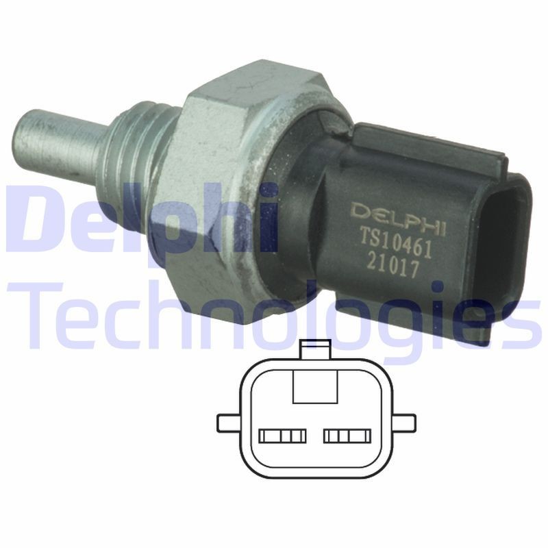 DELPHI Sensor, kølevæsketemp. TS10461 TS10461 Temperatursensor NISSAN CABSTAR E DELPHI