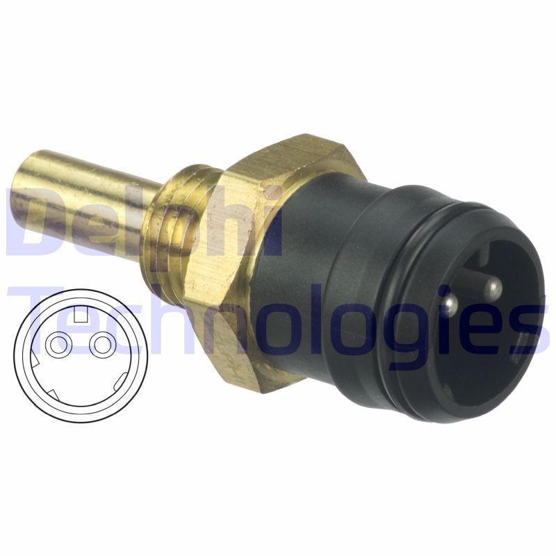 DELPHI Kylvätsketemperatursensor TS10464 TS10464 DELPHI kylvätsketemperaturgivare MERCEDES-BENZ /8