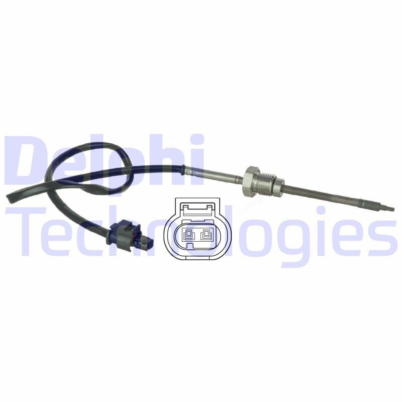 DELPHI Sensor, uitlaatgastemperatuur TS30057 Mercedes-Benz B-Klasse Temperatuursensor DELPHI TS30057