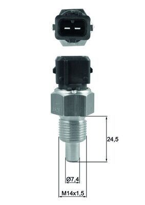 MAHLE Temperatuursensor TSE 16 TSE 16 MAHLE Koelvloeistof temperatuur sensor prijs