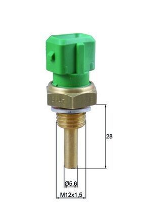 MAHLE Temperatuursensor TSE 21 MAHLE Koelvloeistof temperatuur sensor TSE 21