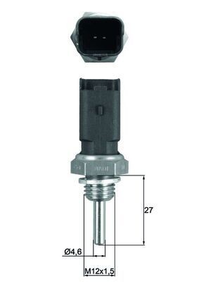 MAHLE Kühlmitteltemperatursensor TSE 25 TSE 25 Temperatursensor MAHLE TESLA MODEL Y