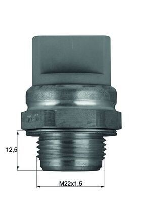 MAHLE Temperaturkontakt, kølerventilator TSW 11 Temperaturkontakt kølerventilator MAHLE Volkswagen ID.3 TSW 11