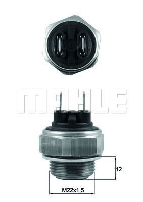 BEHR THERMOT-TRONIK Interrupteur de température, ventilateur de radiateur TSW 62 Interrupteur de température ventilateur de radiateur BEHR THERMOT-TRONIK RENAULT TSW 62