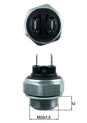 MAHLE Termokontakt, kylarfläkt TSW 63 TSW 63 MAHLE termokontakt kylarfläkt SEAT EXEO