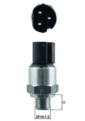 MAHLE Temperaturbryter, kjølevifte TSW 73 Temperaturbryter kjølevifte MAHLE Citroën C4 TSW 73