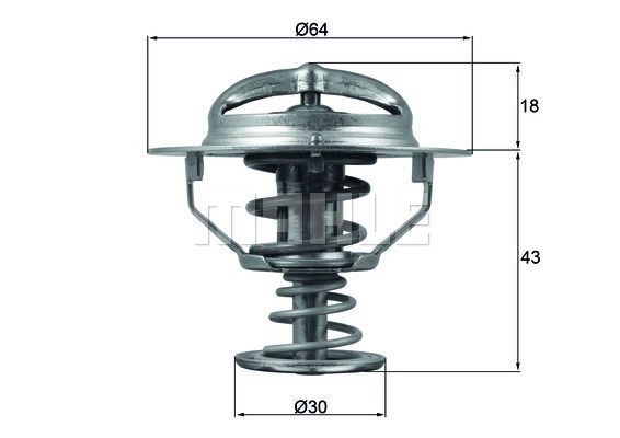 BEHR THERMOT-TRONIK Θερμοστάτης, ψυκτικό υγρό TX 114 82D TX 114 82D Θερμοστάτης BEHR THERMOT-TRONIK OPEL SIGNUM