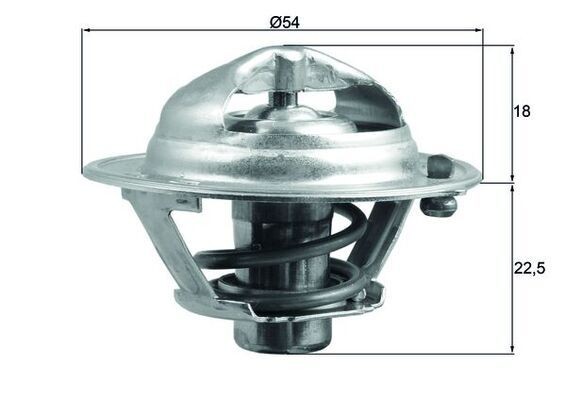 MAHLE Termostats, Dzesēšanas šķidrums TX 166 85D TX 166 85D Termostats MAHLE HYUNDAI MATRIX