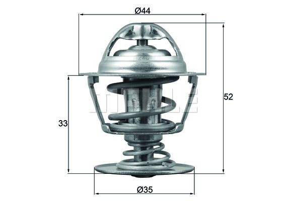 BEHR THERMOT-TRONIK Thermostaat, koelvloeistof TX 173 88D TX 173 88D Thermostaat BEHR THERMOT-TRONIK PEUGEOT 404