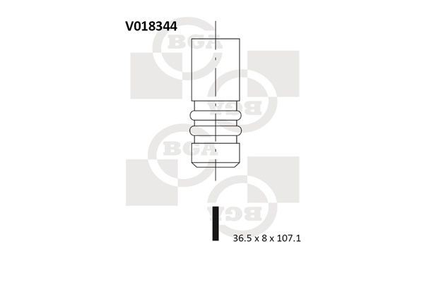 BGA Innløpsventil V018344 BGA V018344 Innløpsventil BMW X4 originale