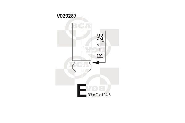 BGA Ieplūdes vārsts V029287 BGA V029287 Ieplūdes vārsts Opel Astra F CC orģinālās cena