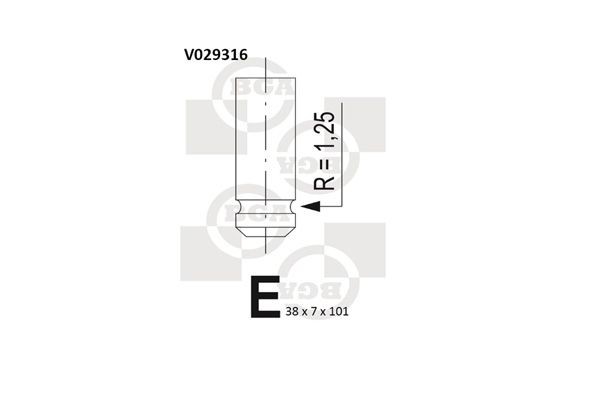 BGA Inlet valve V029316 BGA V029316 Carlton Mk3 Estate (V87) inlet valves price