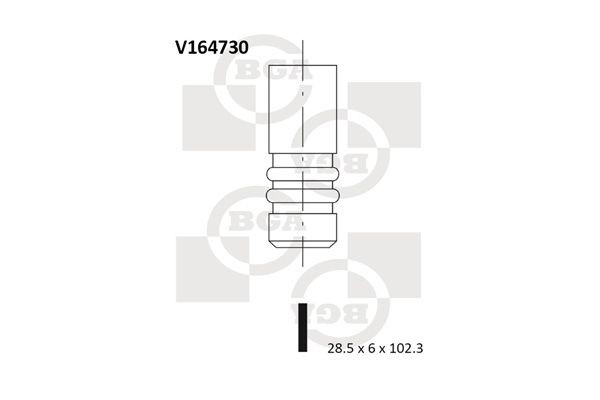 BGA Valvola di aspirazione V164730 BGA V164730 Valvola di aspirazione Smart 450 originale prezzo