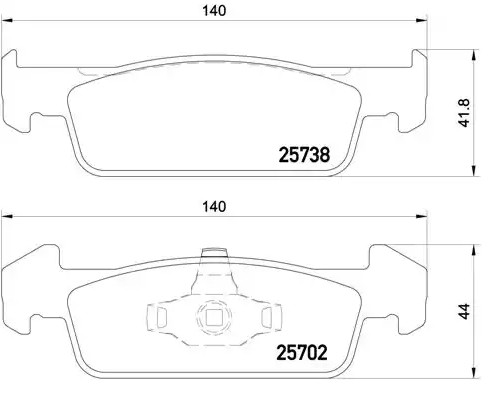 VAICO Τακάκια φρένων V21-0031 Σετ τακάκια VAICO Renault CAPTUR V21-0031