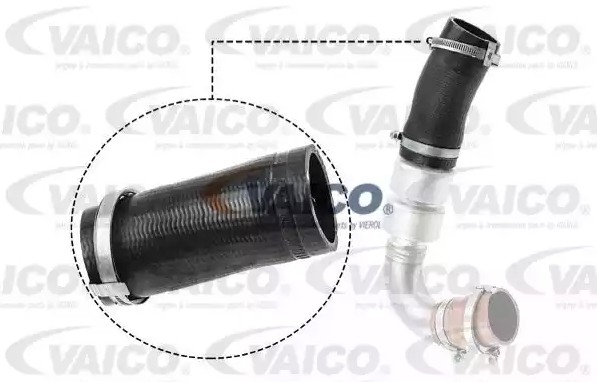 VAICO Tubo flexível do ar de sobrealimentação V25-1036 Tubo turbina VAICO S-MAX V25-1036 baratos