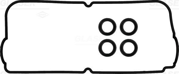 GLASER Gasket Set, cylinder head cover V38569-00 V38569-00 GLASER rocker cover gasket CHEVROLET TAHOE