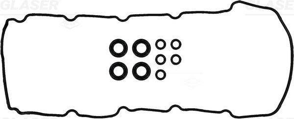 GLASER Pakkingset, klepdeksel V38825-00 Kia XCEED Kleppendeksel pakking GLASER V38825-00