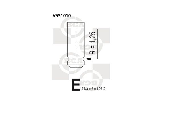 BGA Sisselaskeventiil V531010 BGA V531010 Sisselaskeklapp Fiat Sedici FY originaal hind