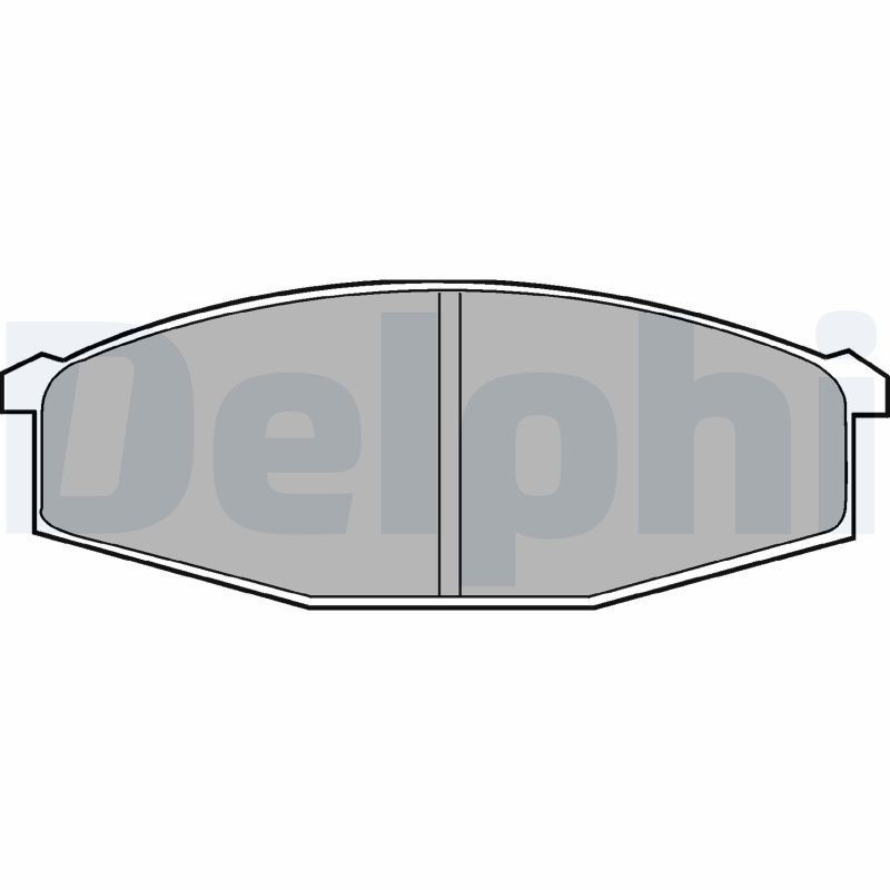DELPHI Schokdemper V64272223 V64272223 Schokbrekers NISSAN PULSAR DELPHI