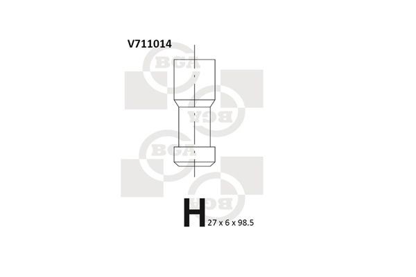 BGA Válvula de drenagem V711014 BGA V711014 Válvula de escape TOYOTA RAV4 I SUV Cabrio (XA10) a um preço acessível