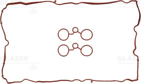 GLASER Tetningssett, topplokkdeksel V90305-00 V90305-00 Toppdekselpakning GLASER CITROЁN C5
