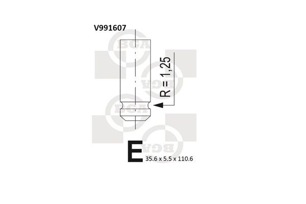 BGA Sací ventil V991607 BGA V991607 Sací ventil Daewoo cena originálne