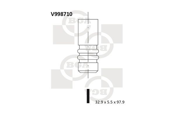 Imuventtiili BGA V998710 CITROËN C3 2006 Imuventtiili BGA V998710