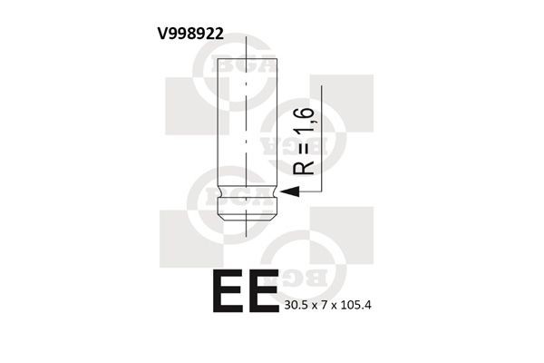 BGA Ieplūdes vārsts V998922 BGA V998922 Ieplūdes vārsts Mercedes W447 cena