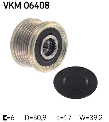 SKF Dispositivo ruota libera alternatore VKM 06408 SKF VKM 06408 Puleggia alternatore Mazda 6 Sedan originale prezzo
