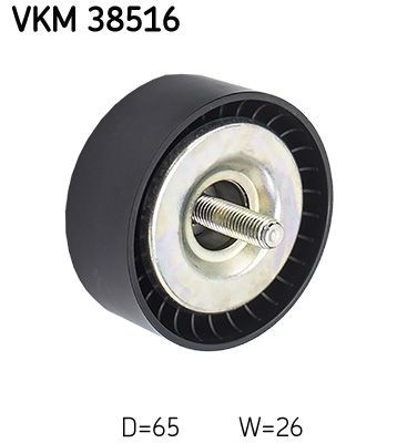 SKF Medløberhjul, multi-V-rem VKM 38516 SKF VKM 38516 originale W176 Medløberhjul hvad koster