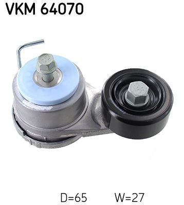 SKF Strammehjul, kilerem VKM 64070 SKF VKM 64070 Strammehjul TATA (TELCO) INDIGO MARINA originale