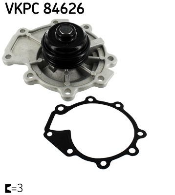 SKF Veepump VKPC 84626 SKF VKPC84626 Veepump Volkswagen PHAETON originaal