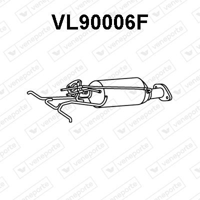 VENEPORTE Partikkelfilter VL90006F VL90006F Dieselpartikkelfilter VOLVO C70 VENEPORTE