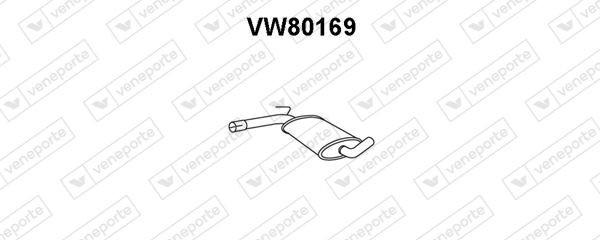 VENEPORTE Mellempotte VW80169 VW80169 VENEPORTE Mellemdæmper Daihatsu billig