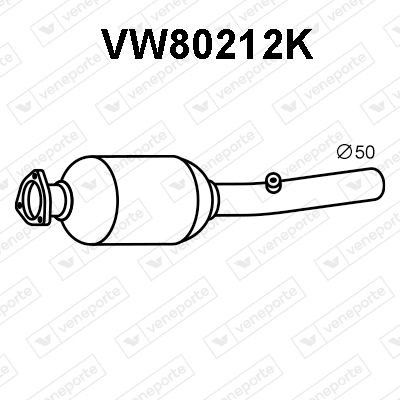 VENEPORTE Catalyseur VW80212K Skoda FABIA Pot catalytique VENEPORTE VW80212K