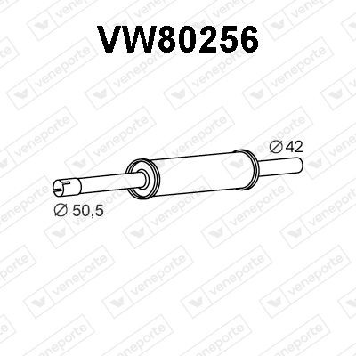 VENEPORTE Silenciador intermedio VW80256 VENEPORTE Silenciador intermedio VW80256 experiencia
