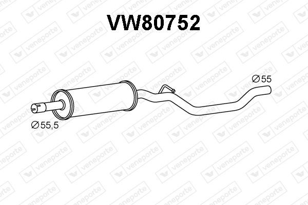 VENEPORTE Πρώτο σιλανσιέ VW80752 VENEPORTE Πρώτο σιλανσιέ VW80752 αξιολόγηση