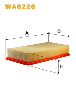 WIX FILTERS Luchtfilter WA6226 WIX FILTERS WA6226 Luchtfilterelement Transit Mk3 Bus (VE6) prijs