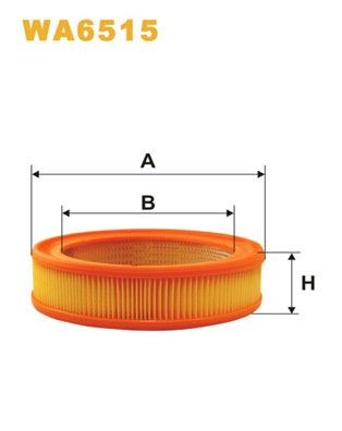 WIX FILTERS Filtro aria WA6515 WIX FILTERS WA6515 Filtro dell'aria MORRIS Marina II Sedan originale prezzo